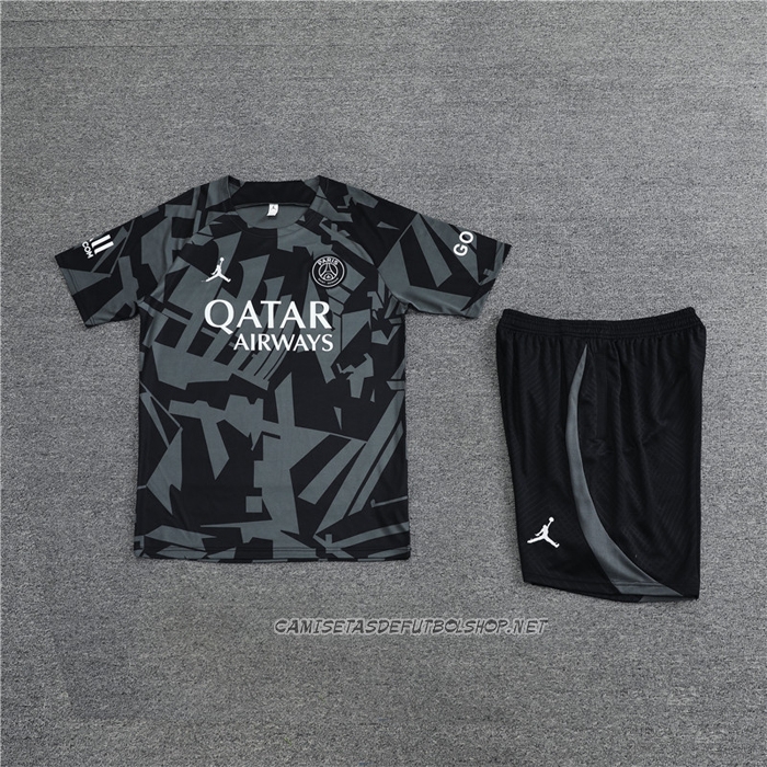 Chandal del Paris Saint-Germain 22-23 Manga Corta Gris - Pantalon Corto
